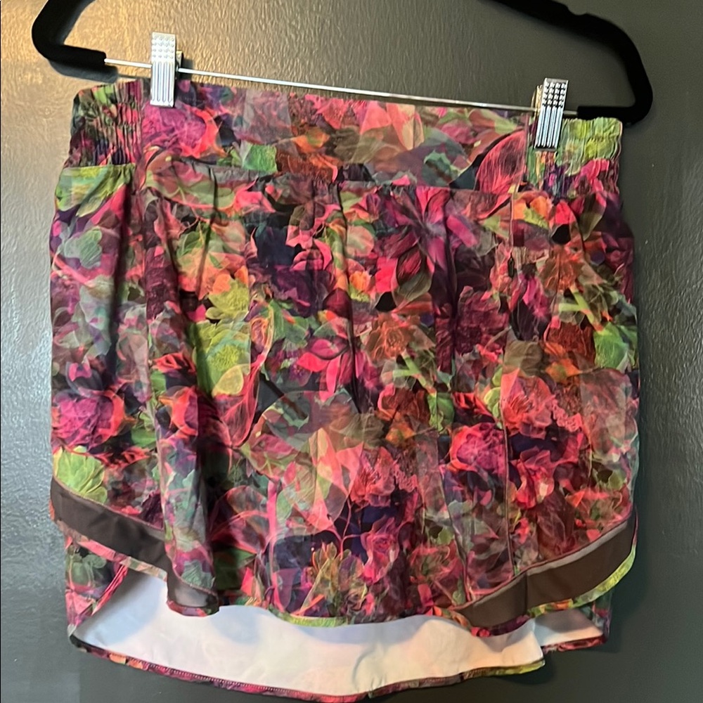 Lululemon Athletica Floral Skort - Multicolor